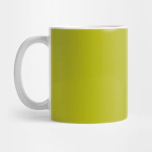 Minimalist colorful yellowish green color decor. Mug